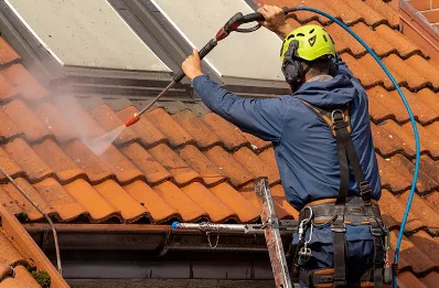 Démoussage et hydrofuge de toiture à Eus